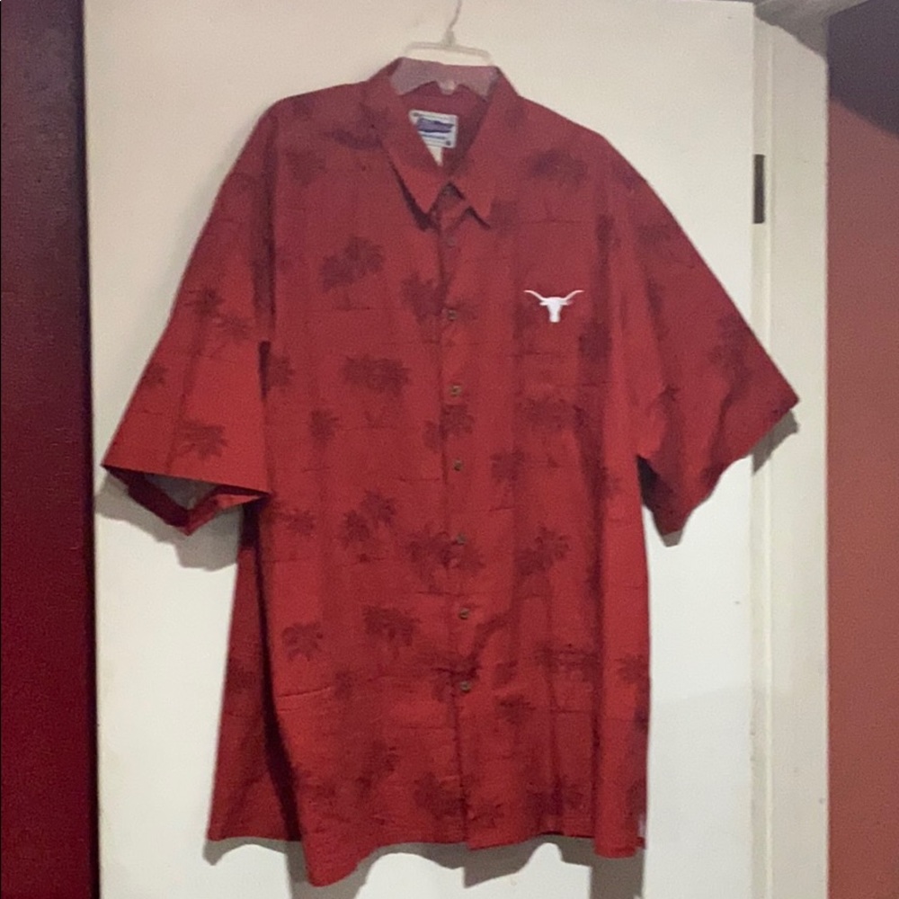 Longhorn burnt orange Hawaiian Shirt 3XL